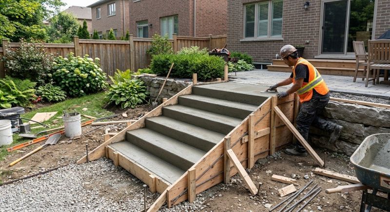 Cement Stairs Installation in Sacramento, CA
